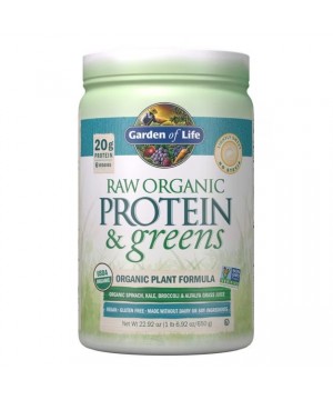 RAW Protein & Greens Organic - lehce slazený 650g